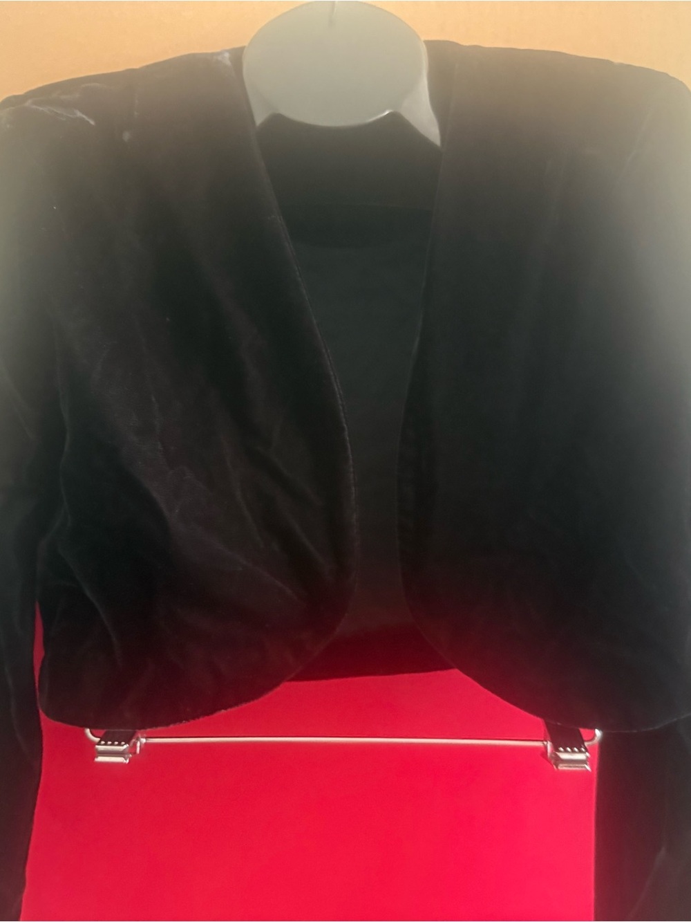 Black Velvet Bolero Jacket - Women p24